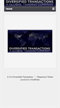 Mobile Screenshot of diversifiedtransactions.com