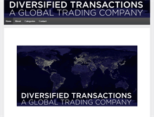 Tablet Screenshot of diversifiedtransactions.com